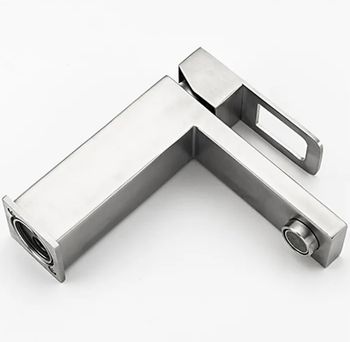 Смеситель для раковины Frap H804 F10804 Нержавеющая сталь — фото 4, Смесители для раковины