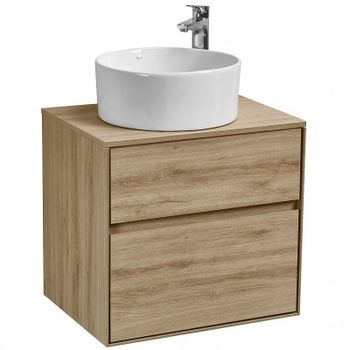 Тумба под раковину Aquaton Либерти 60 1A279401LYC70 подвесная Дуб эльвезия — фото 4, Тумбы под раковину