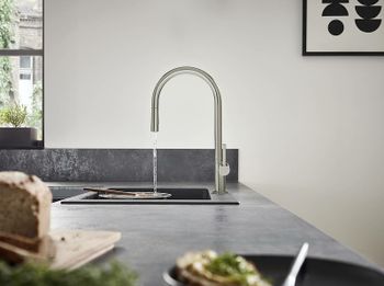 Смеситель для кухни Hansgrohe Talis M54 72800800 Сталь — фото 2, Смесители для кухни