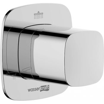 Переключатель потоков WasserKRAFT Naab A313 Хром — фото 1, Переключатели потоков