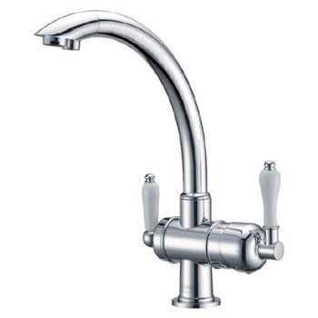 Смеситель для кухни ZorG Clean Water ZR 327 YF Хром — фото 1, Смесители для кухни