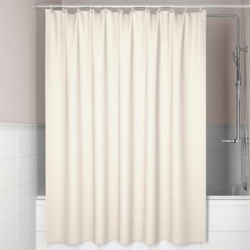 Штора для ванны Iddis Decor 180х200 D30P218i11 Розовая — фото 1, Шторы для ванной