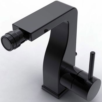 Смеситель для биде Bravat Arc F36061K-ENG Черный матовый — фото 1, Смесители для биде