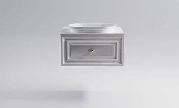 Тумба под раковину Astra Form Шарм 70 03350004 подвесная Белая матовая — фото 10, Тумбы под раковину