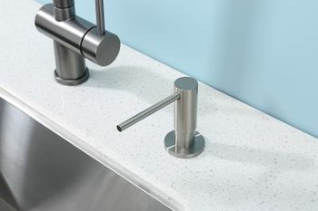 Дозатор для моющего средства Raglo R720.02.05 Сатин — фото 5, Дозаторы для кухонных моек