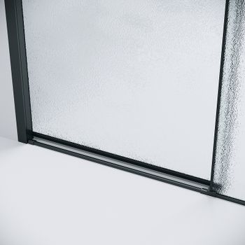 Душевая дверь Grossman Style 110 100.K33.05.110.21.02 профиль Черный матовый стекло шиншилла — фото 6, Раздвижные душевые двери