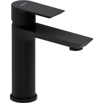 Смеситель для раковины Damixa Apollo 470210300 Черный матовый — фото 1, Смесители для раковины