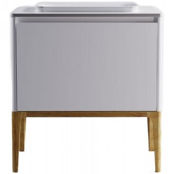 Тумба под раковину Astra Form Капелла 80 03110007 подвесная Белая — фото 5, Тумбы под раковину