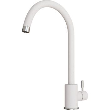 Смеситель для кухни Polygran Альтаир 849006 Белый хлопок — фото 1, Смесители для кухни