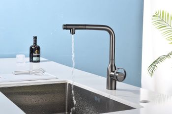 Смеситель для кухни Paulmark Urban Ur213104-NI Никель — фото 5, Смесители для кухни