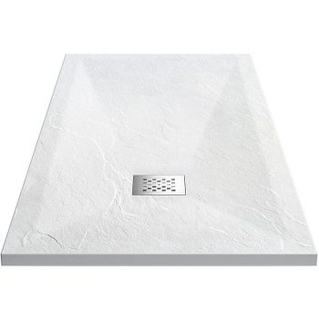 Душевой поддон из искусственного камня Vincea 90x90 VST-4SR9090W Белый матовый — фото 2, Душевые поддоны из искусственного камня