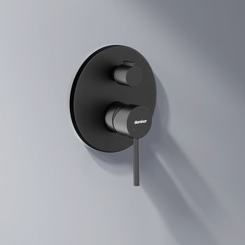 Душевая система Damixa Scandinavian Pure 936510300 Черная матовая — фото 5, Встраиваемые душевые комплекты