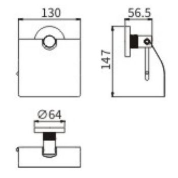 Держатель туалетной бумаги CeramaLux Antica 61207-1 с крышкой Золото — фото 2, Держатели туалетной бумаги