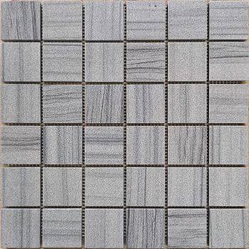 Мозаика Caramelle mosaic Pietrine 7 мм Marmara grey POL 30,5x30,5 см — фото 1, Мозаика