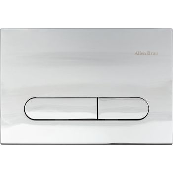 Клавиша смыва Allen Brau Project Color 9.2PR01.00 Хром матовый — фото 1, Кнопки смыва
