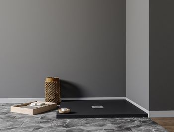 Душевой поддон из искусственного камня Aquanet Pleasure 100x100 258889 Черный — фото 5, Душевые поддоны из искусственного камня