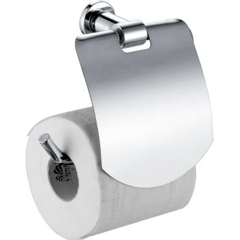 Держатель туалетной бумаги Azario Forny AZ-88310 с крышкой Хром — фото 1, Держатели туалетной бумаги