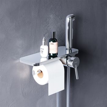 Гигиенический душ со смесителем Damixa Jupiter 773500001 Хром — фото 2, Гигиенические души