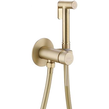 Гигиенический душ со смесителем Abber Wasser Kreis AF8125G Золото матовое — фото 1, Гигиенические души