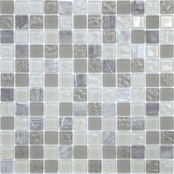 Мозаика Caramelle mosaic Naturelle 4 мм Sitka 29,8x29,8 см — фото 1, Мозаика