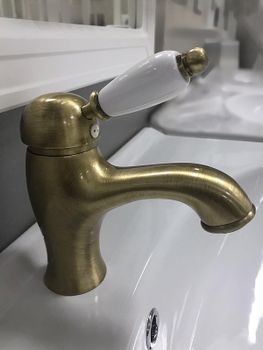 Смеситель для раковины Cezares Elite ELITE-LSM1-02-Bi Бронза — фото 3, Смесители для раковины