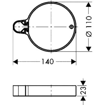 Мыльница Orange SOAP DISH-B Черная — фото 3, Мыльницы