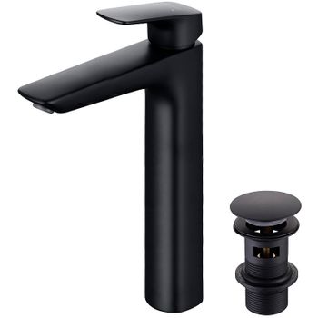 Смеситель для раковины Aquatek Вега AQ1005MB Черный матовый — фото 1, Смесители для раковины