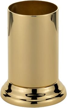 Стакан для зубных щеток Migliore Mirella 17307 Золото — фото 3, Стаканы для зубных щеток