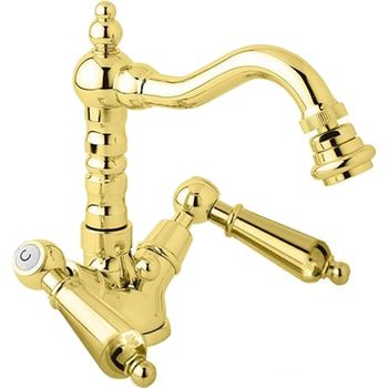 Смеситель для биде Cezares First-BS2-03/24-M Золото 24 карат — фото 1, Смесители для биде