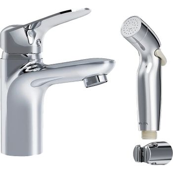 Смеситель для раковины AM.PM Sunny F85C03000 с гигиеническим душем Хром — фото 12, Смесители для раковины