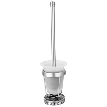 Ершик для унитаза ZorG SL AZR 26 SL Серебро — фото 1, Ершики для унитаза