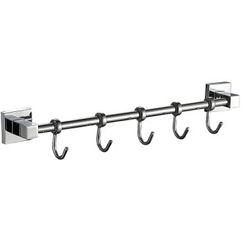 Вешалка для полотенец Haiba HB8615-5 Хром — фото 1, Крючки для полотенец