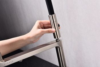 Смеситель для кухни Paulmark Tornado To213402-NI Никель — фото 7, Смесители для кухни