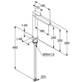 Товар: Смеситель для раковины Kludi Renon 422985375 Белый матовый - фото 2 Смеситель для раковины Kludi Renon 422985375 Белый матовый — фото 2, Смесители для раковины