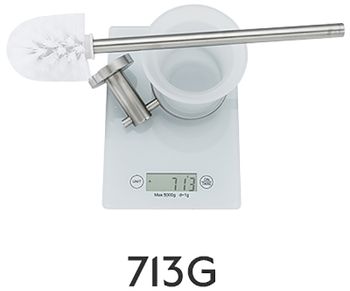 Ершик для унитаза Frap F301 F30110 Сатин — фото 6, Ершики для унитаза