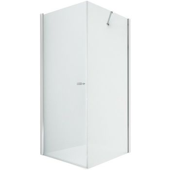 Душевой уголок New Trendy New Soleo Chrome 90x100 D-0141A/D-0089B профиль Хром стекло прозрачное — фото 1, Прямоугольные душевые уголки