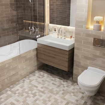 Керамическая мозаика StarMosaic Non-Slip Hexagon Small Lb Mix Antislip. JMT31955 28,2x32,5 см — фото 2, Мозаика