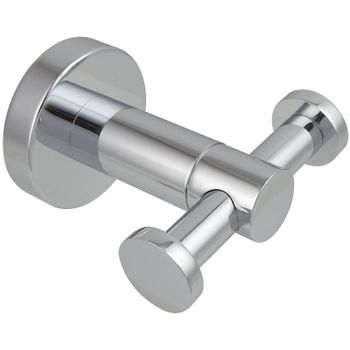 Двойной крючок Aquatek AQ4002CR Хром — фото 1, Крючки для полотенец