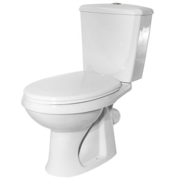 Унитаз компакт Оскольская Керамика Элисса Оптима 43901130302 с бачком и сиденьем — фото 1, Напольные унитазы