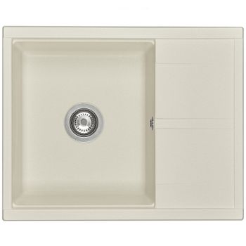 Кухонная мойка Aquaton Делия 65 1A718632DE240 Жемчуг — фото 1, Кухонные мойки