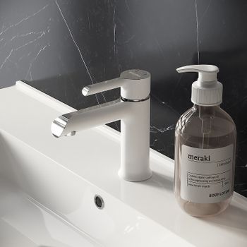 Смеситель для раковины Grossman Alba 510.K35.06.100/000 Белый Хром — фото 4, Смесители для раковины