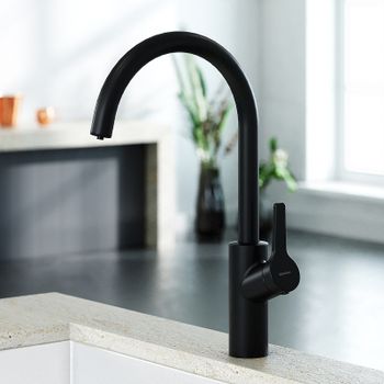 Смеситель для кухни Damixa Eclipse 310721300 Черный матовый — фото 2, Смесители для кухни