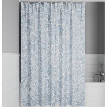 Штора для ванны Iddis Base 240х200 BX03P18i11 Серо-голубая — фото 1, Шторы для ванной