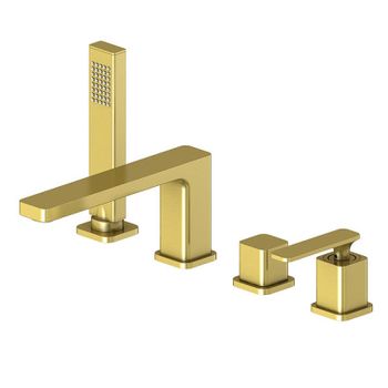 Смеситель на борт ванны Timo Torne 4330/17Y Золото матовое — фото 1, Смесители на борт ванны