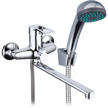 Смеситель для ванны Frap H701 F22701-B универсальный Хром — фото 1, Смеситель для ванны