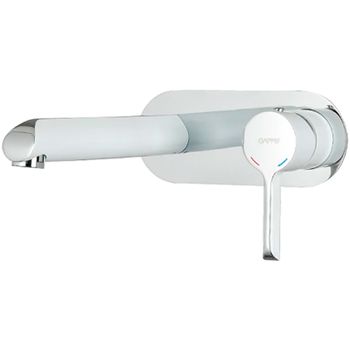 Смеситель для раковины Gappo G03-8 G1003-28 Белый Хром — фото 1, Смесители для раковины