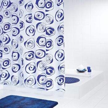 Штора для ванны Ridder Andy 200х180 Синяя — фото 2, Шторы для ванной