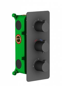 Душевая система Timo Petruma SX-5149/03SM Черный — фото 6, Встраиваемые душевые комплекты