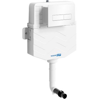 Смывной бачок WasserKRAFT Aller 10TLT.031.ME.WH03 для унитаза с Белой клавишей смыва — фото 1, Смывные бачки скрытого монтажа