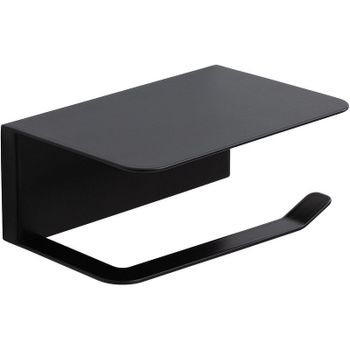 Держатель туалетной бумаги Aquanet Магнум 336613 Черный матовый — фото 1, Держатели туалетной бумаги